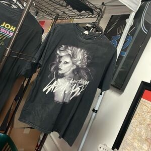 Men’s Vintage Lady Sasha Tour Tee Shirt 2011 Used Sz Large Black